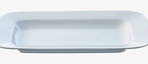 LSA Dine Rectangular Dish Rimmed